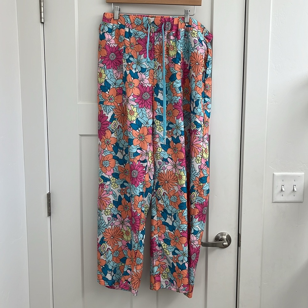Flower pants for 60’s outfit